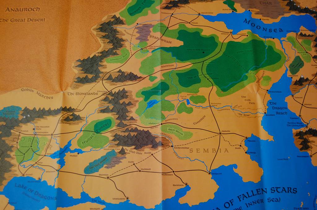Forgotten Realms Map 4th